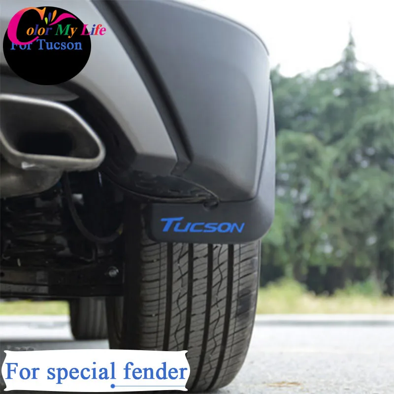4 шт./компл. ABS внешние Автомобильные Брызговики брызговики для Tucson 2015 Hyundai 2016|car