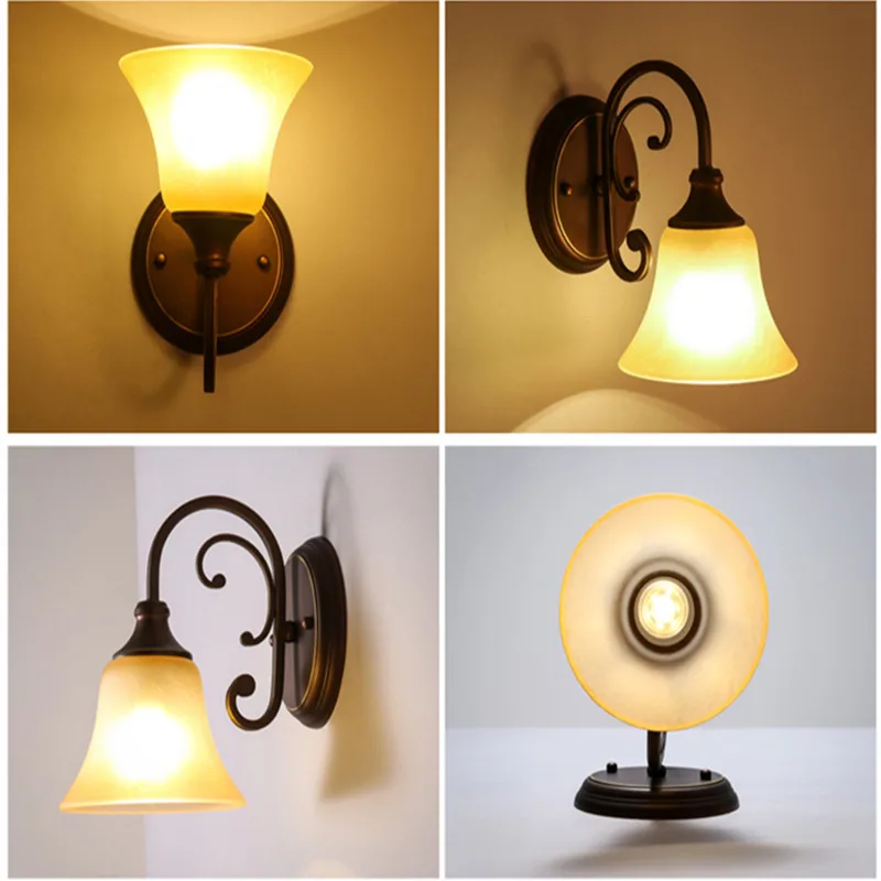 2018 фонасветильник настенный с абажуром Американская деревня ресторан коридор