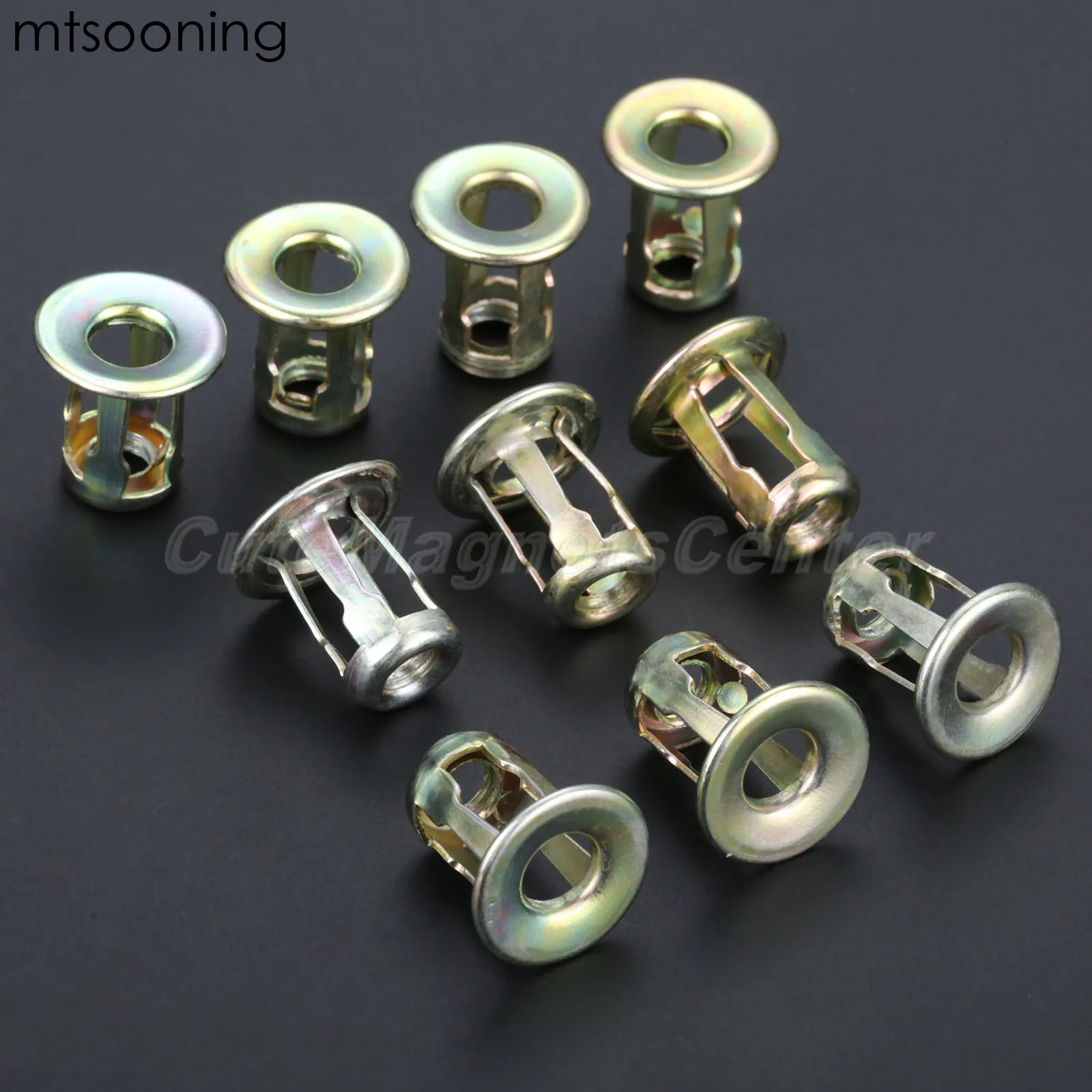 10 шт. Универсальный Автомобильный металлический винт база зажим авто гайка