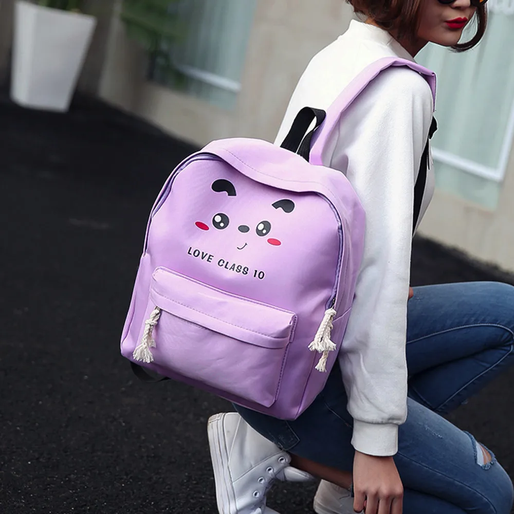 Aelicy роскошный мультяшный рюкзак с принтом милый на молнии Mochila Feminina Escolar Character Sac A