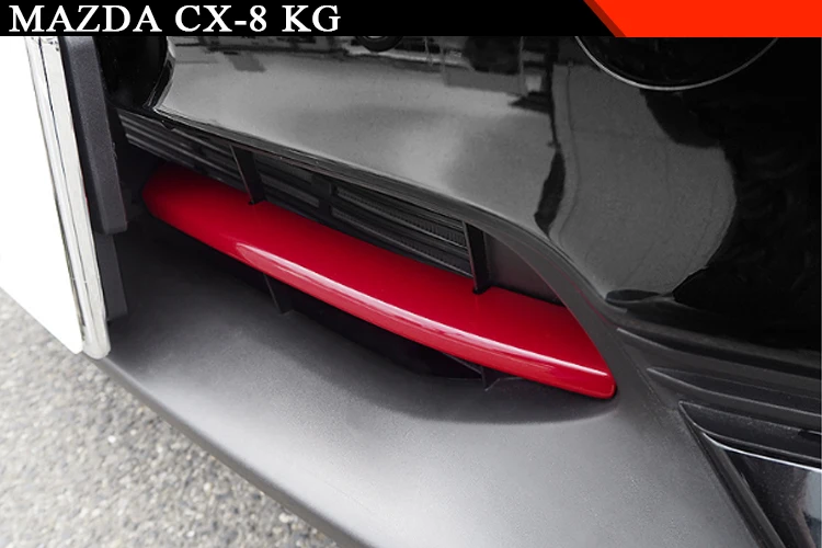Для Mazda CX-8 KG CX8 Переднее Крепление капота Заготовка хромированная решетка гриль наклейки для автомобиля Стайлинг аксессуар