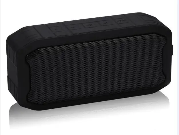 Черный Водонепроницаемый Bluetooth динамик портативный динамик с fm-радио Aux In Bluetooth 5,0 динамик s Портативный USB TF карта воспроизведения - Цвет: Черный