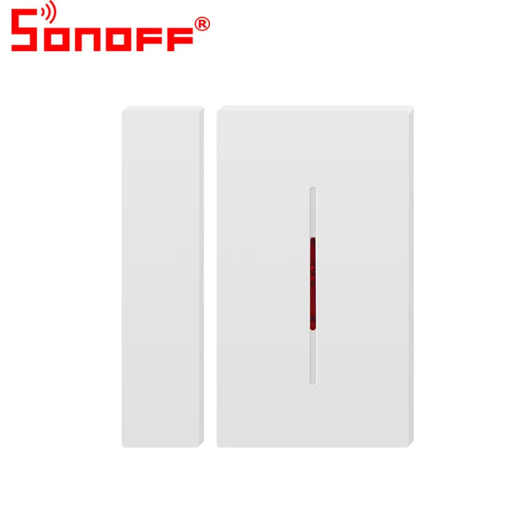 SONOFF DW1 433 МГц датчик окна двери магнитный беспроводной детектор wifi сигнализация система безопасности Поддержка RF мост умный переключатель Alexa