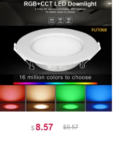 Mi светильник FUT068 6 Вт RGB+ CCT светодиодный светильник AC100-240V светодиодный панельный светильник с регулируемой яркостью совместимый 2,4 г Гц RF FUT092 дистанционное управление приложением