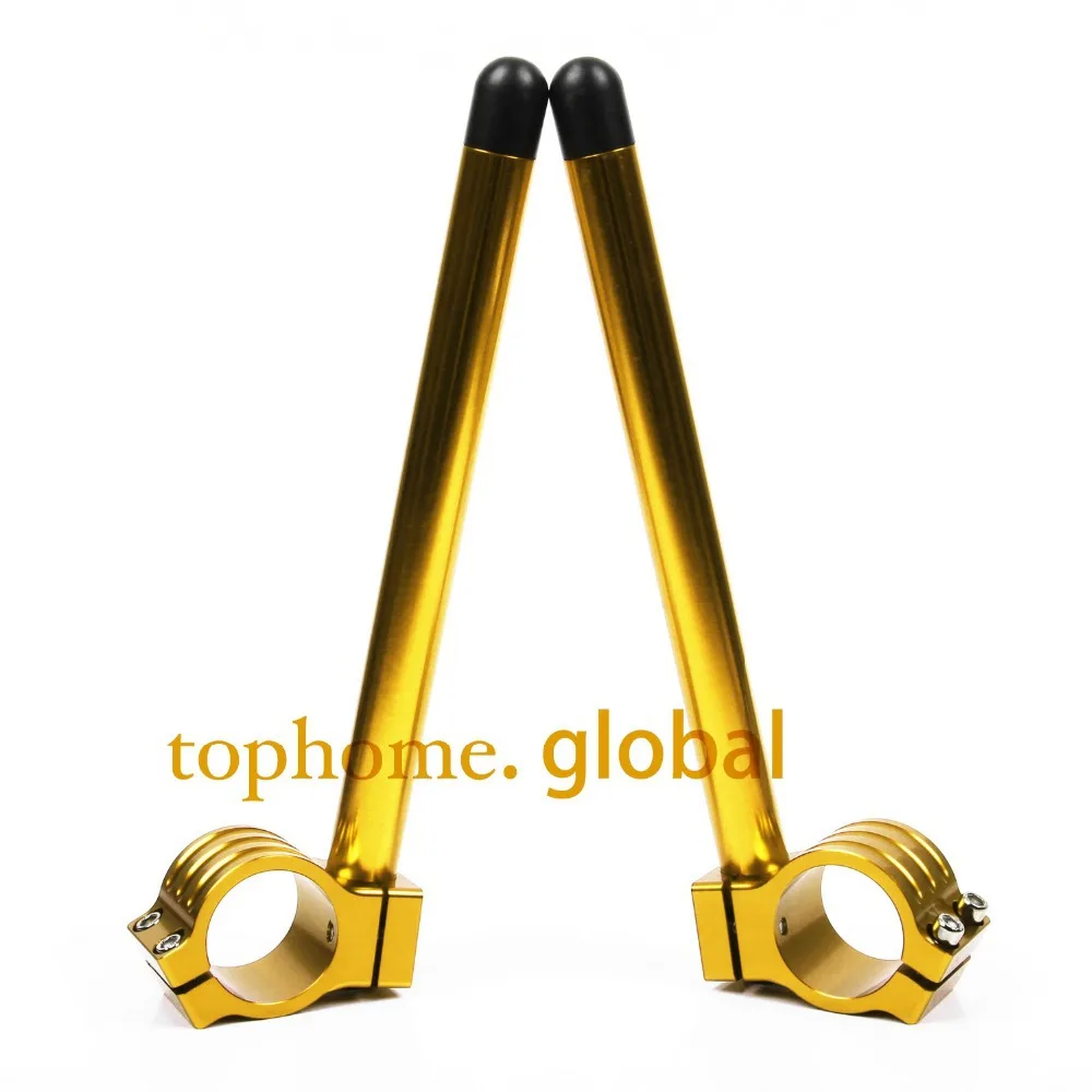 

33mm Regular Normal Clip Ons handlebars Multicolor Optional Gold Color Universal CNC Motorcycle