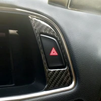 for audi q5 2009 2010 2011 2012 2013 2014 2015 2016 2017 carbon fiber car navigation dashboard panel warning light cover