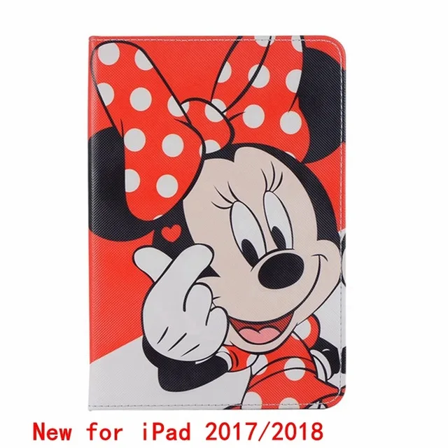 Чехол с милой девочкой мышкой маргариткой для ipad Mini 4321 кожаный силиконовый мягкий чехол для ipad Air/Air2 Pro ipad / чехол - Цвет: for iPad 2017 2018