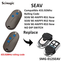 seav be happy rs1 rs2 rs3 new garage door remote control 433 92mhz rolling code transmitter gate controller command
