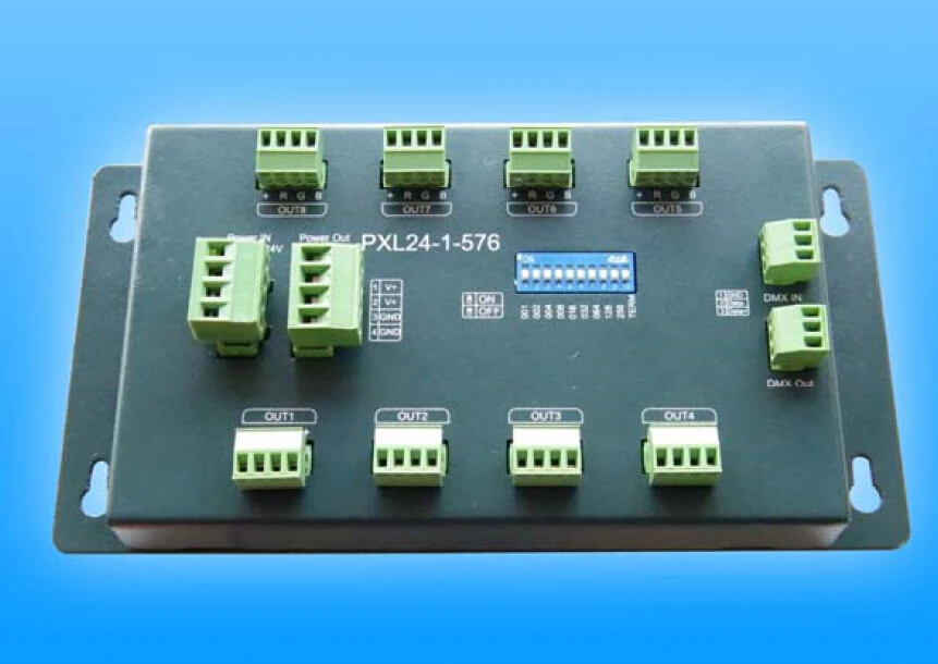 PXL24 1 57624CH DMX PWM decoderDC12 24V вход 1A * 24CH выход|decoder hdtv|decoder dmxdecoder board |