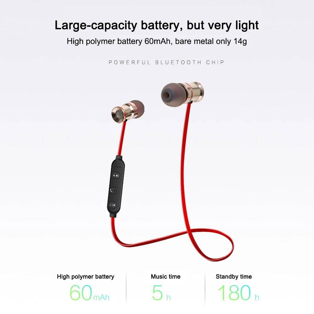 FINOW BTE XW01 Bluetooth наушники Металлические Магнитные стерео беспроводные bluetooth