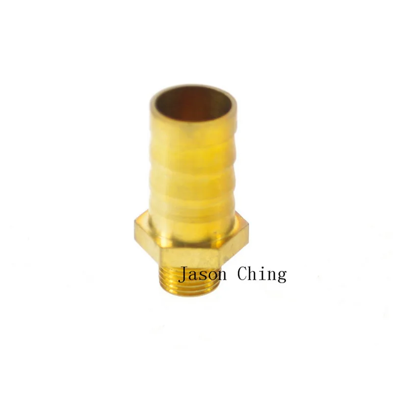 

1/8" BSPP Connection Male-12mm barbed Hose Brass Adapter Coupler Connector QTY.5
