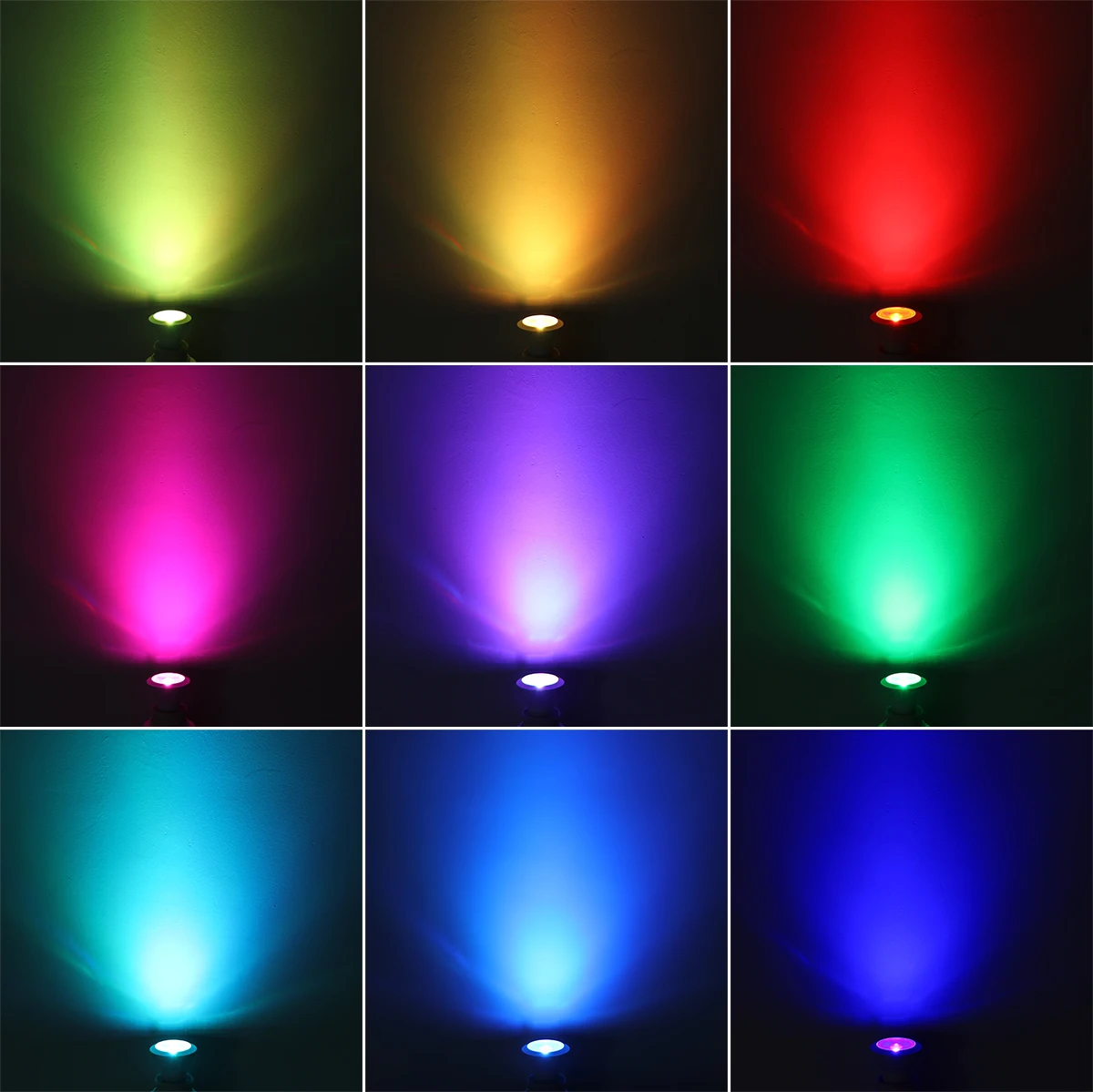 E27 GU10 светодиодный RGB Magic пятно света лампы Беспроводной Управление пульт