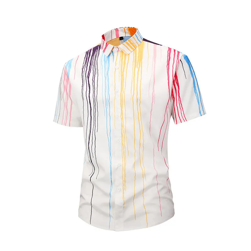 MR. LIBIN Мужская гавайская рубашка мужская повседневная Camisa Masculina Tiger 3D печатная