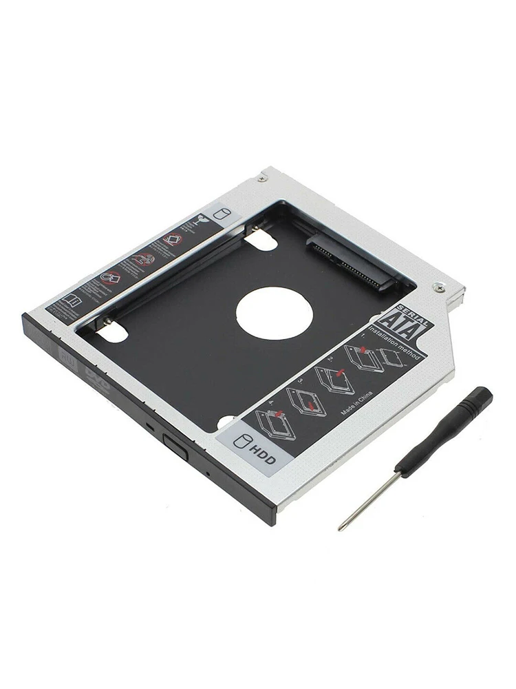 Новый универсальный 12 7 мм SATA 2nd SSD HDD жесткий диск Caddy для DVD ROM CD Optical Bay|Жёсткие