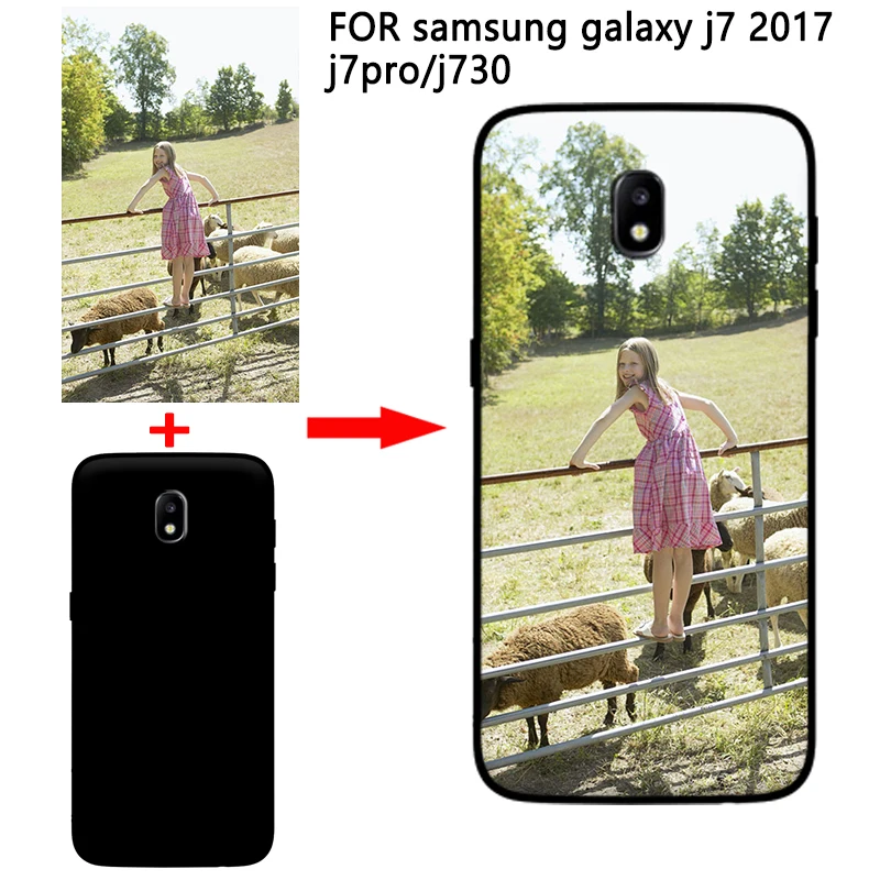 mosirui Personalized Customized DIY Case For samsung galaxy j7 2017 j7pro j730 HD UV Printing Cover Soft TPU Silicone Back | Мобильные