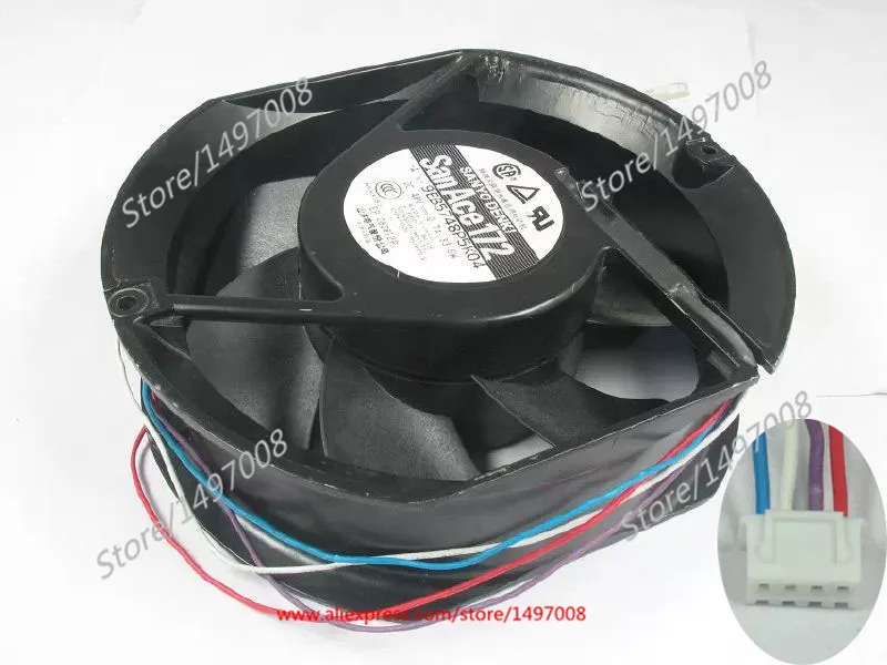Вентилятор для охлаждения сервера Sanyo Denki 9EB5748P5K04 DC 48V 0.7A 172x172x51mm|square fan|server fan4-pin fan |