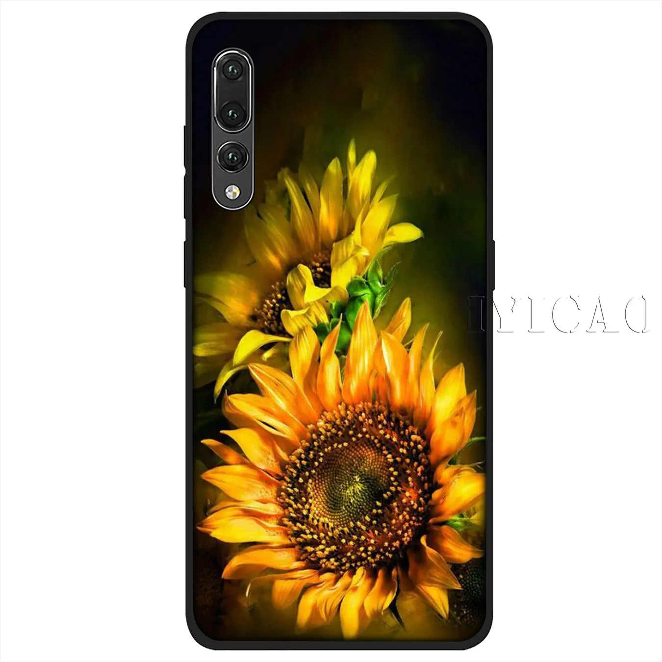 IYICAO разноцветный мягкий чехол с цветочным рисунком для Huawei P30 P20 Pro P10 P9 P8 Lite Mini 2017