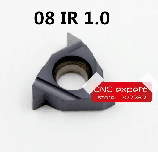 

Free Shipping 10pcs 08IR 1.0ISO Internal Indexable Tungsten Carbide Threading Lathe Inserts for SNR Threaded Lathe Holder