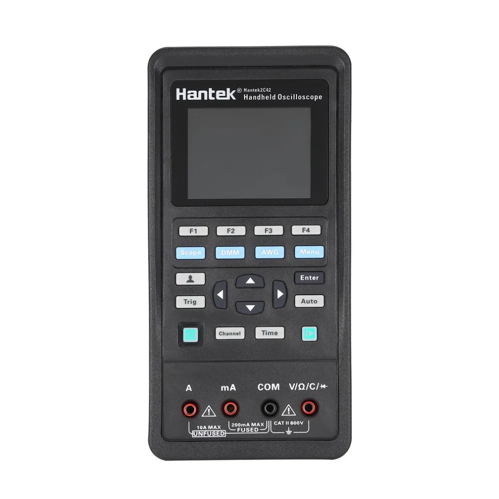 Hantek 2C42 цифровой мультиметров Ручной осциллограф 3 в 1 интеллектуальный