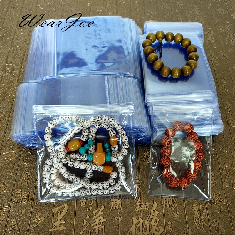 Бесплатная доставка 100 шт. утолщенная сумка из ПВХ с замком на молнии мешочки для