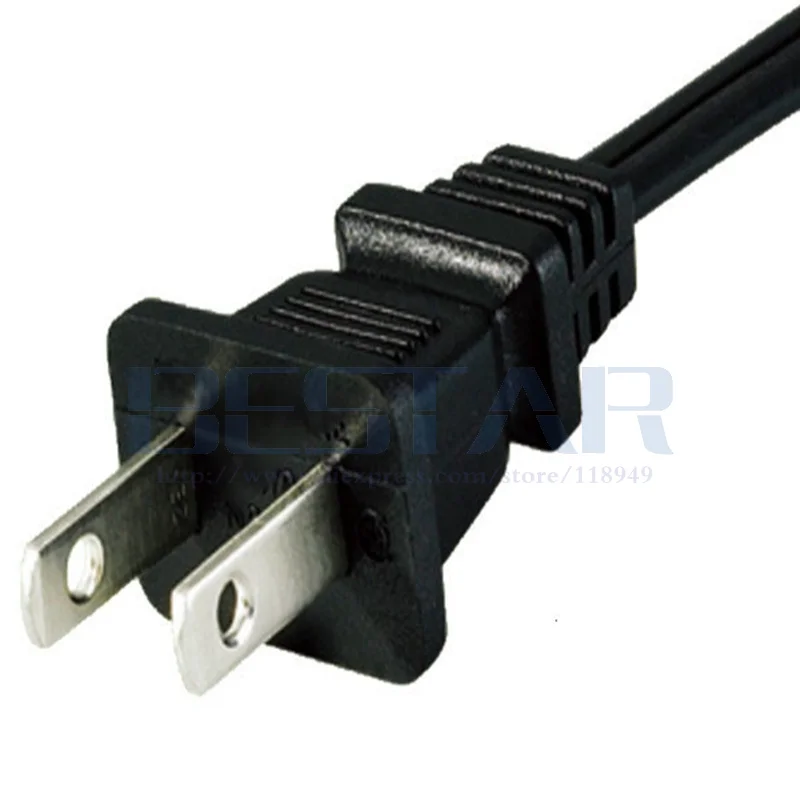 Американский NEMA 1-15P 2-контактный штекер к IEC 320 C7 портативный шнур питания для