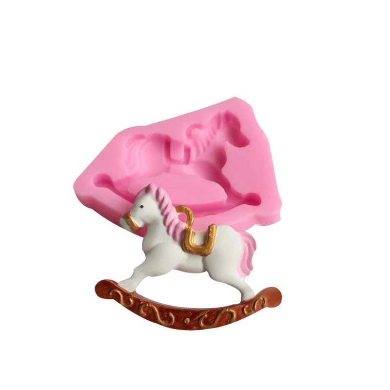 Троянская лошадь в форме воск для ароматерапии силиконовая форма украшения