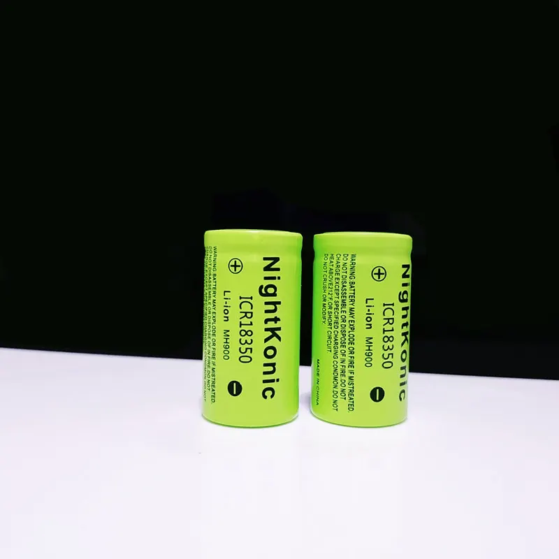 Оригинальная Nightkonic 3 7 V Li-Ion ICR 18350 перезаряжаемая батарея 900mAh литиевая для