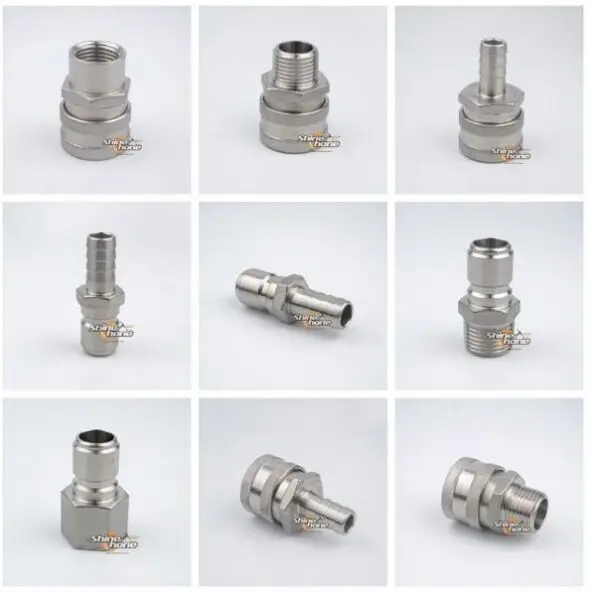 304 Нержавеющая сталь пиво быстрое отсоединение комплект приспособление для