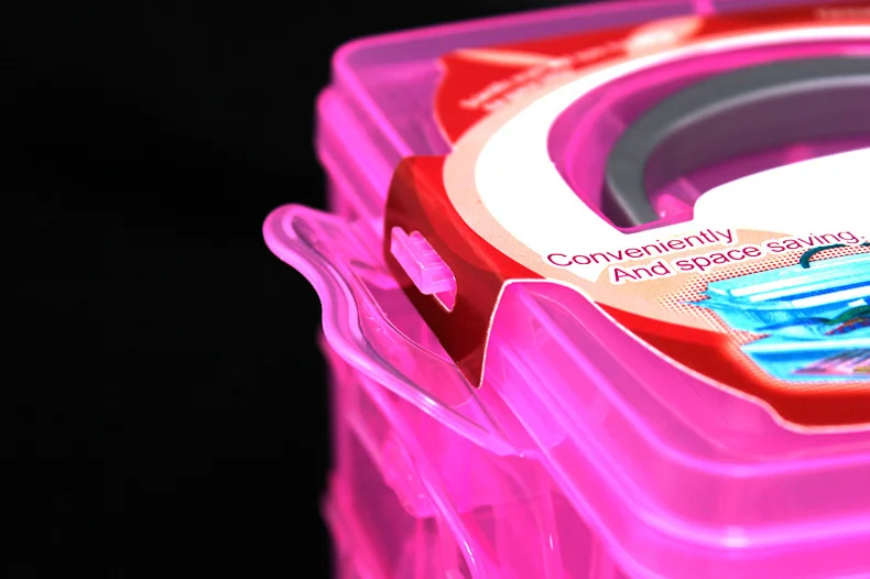 30 прозрачные сетки пластиковый P ящик для хранения колец ювелирные изделия