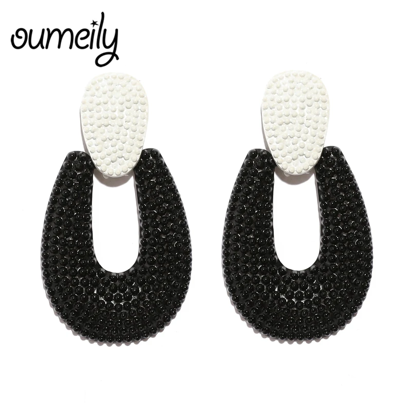 OUMEILY длинные висячие серьги ювелирные изделия для женщин винтажные африканские