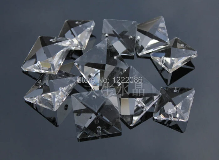 50 шт. 22 мм стеклянные Квадратные бусины|chandelier lamp parts|crystal chandelier ornamentsglass prism ornaments |