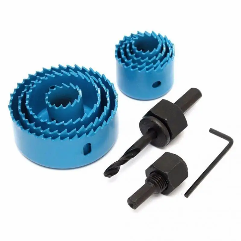 Набор режущих бит для кольцевой пилы DIY 19-64 мм металлические сплавы древесины