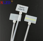 0,2 м 8-дюймовые нейлоновые кабельные стяжки 100 шт. W: 3,6 мм черный пластиковый галстук на молнии белые маркеры этикетка наклейка 40lbs петля галстук