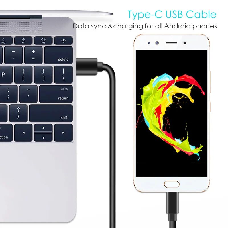 USB кабель SUPTEC типа C для Samsung S9 S8 быстрая Синхронизация данных зарядки телефона