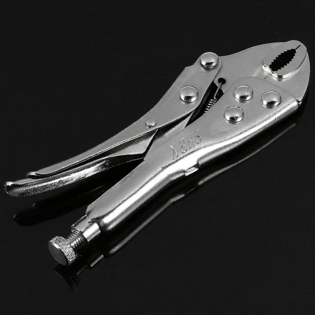 Высокоуглеродистая сталь круглый рот R type плоский Серебряная тиска захват