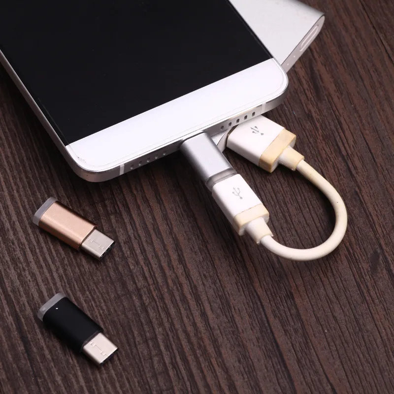 2xusb 3 1 Тип C OTG адаптер Micro USB мама к Type Мужской конвертер кабель для Samsung Galaxy Note 8 S8