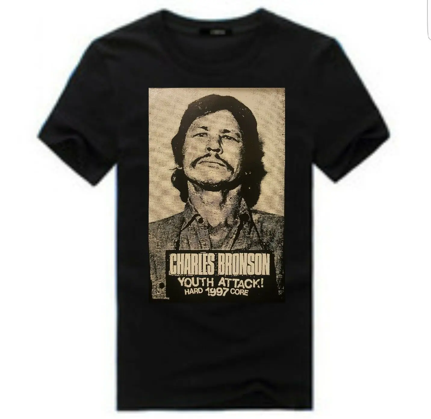 

2019 Cool Charles Bronson "youth Attack" T-shirt Tee