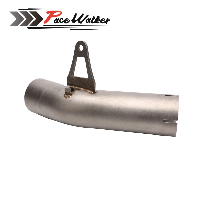 Бесплатная доставка мотоцикла выхлопных среднего 58 мм трубы для BMW S1000RR 2010 2016 без