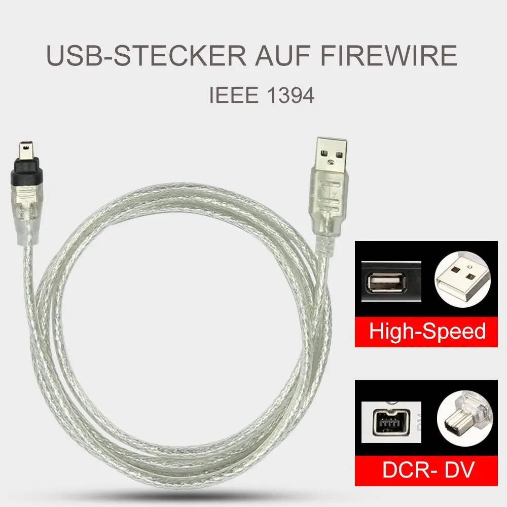 Кабель для передачи данных LBSC 4 контакта IEEE 1394 к USB мини-штекер Firewire мини-DV HDV
