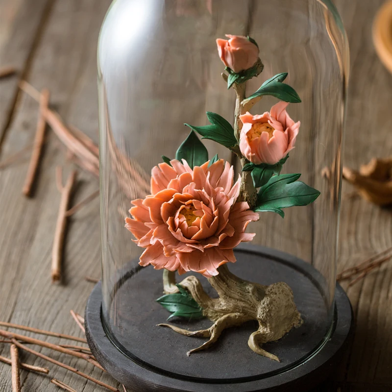 Китайский стиль Керамика Пион цветок украшения дома Гостиная цветы ручной