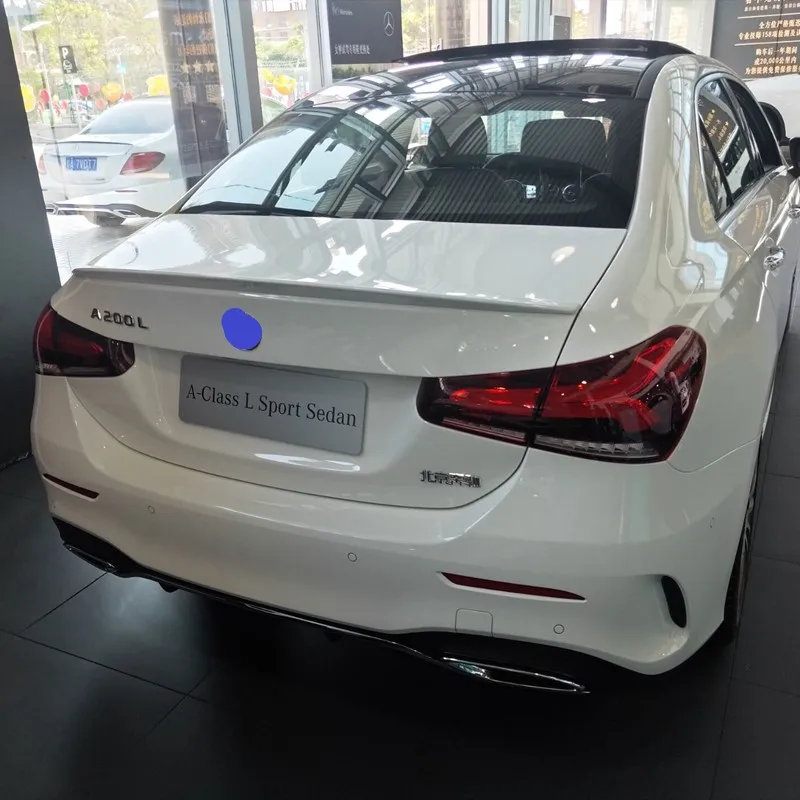 

For Mercedes-Benz W177 A180 A200 spoiler ABS Material Car Rear Wing unpaint Color spoiler for Benz W177 A180 A200 spoiler 2019