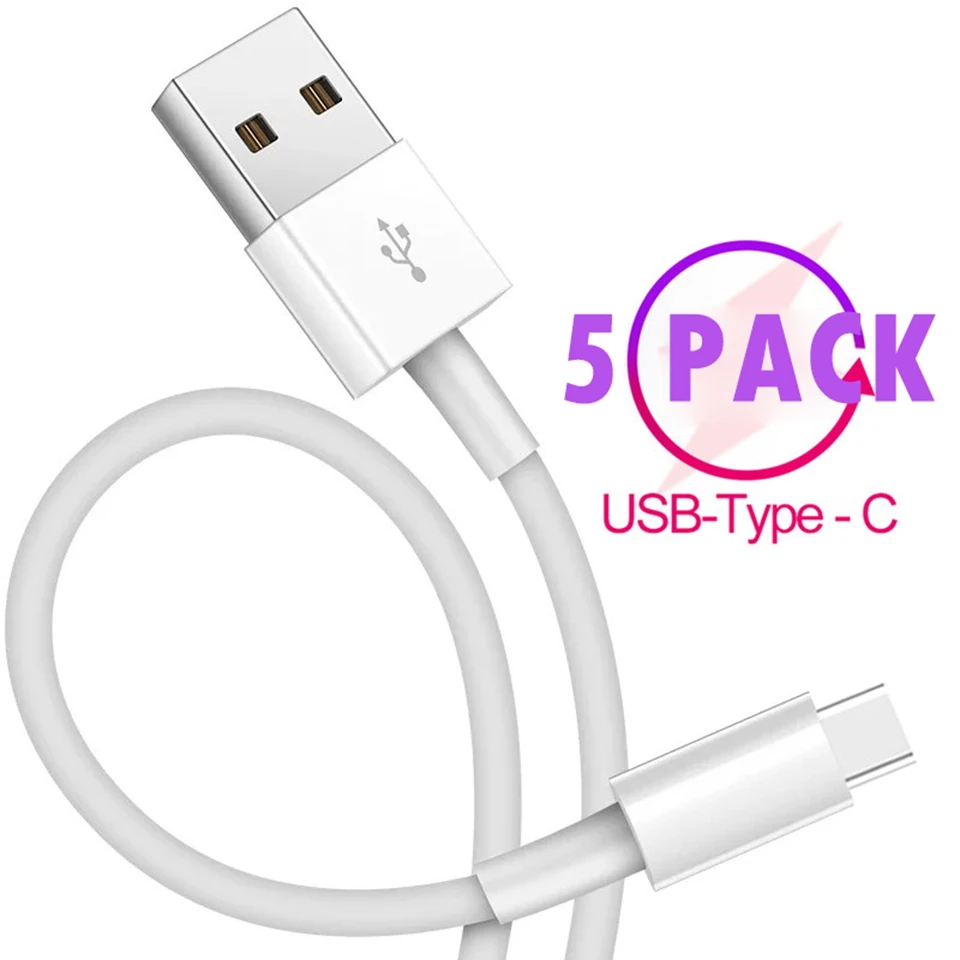 Meтранс 5 Тип упаковки C кабель 5 упаковка 1 м 3 фута USB C кабель для samsung usb type C для huawei Xiaomi кабель для зарядки данных для Android