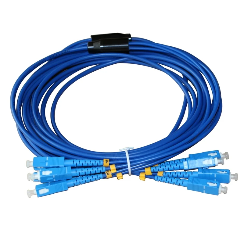 5 шт. 3mtr 4 ядра SM бронированные волокна patchcords SC LC FC ST APC Singlemode Бронированный