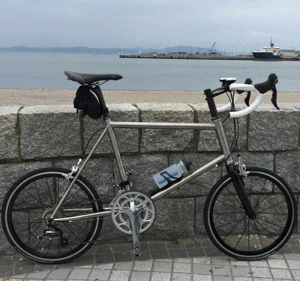 Титановая рама для велосипеда Minivelo 451|bicycle frame|451 frameminivelo frame |