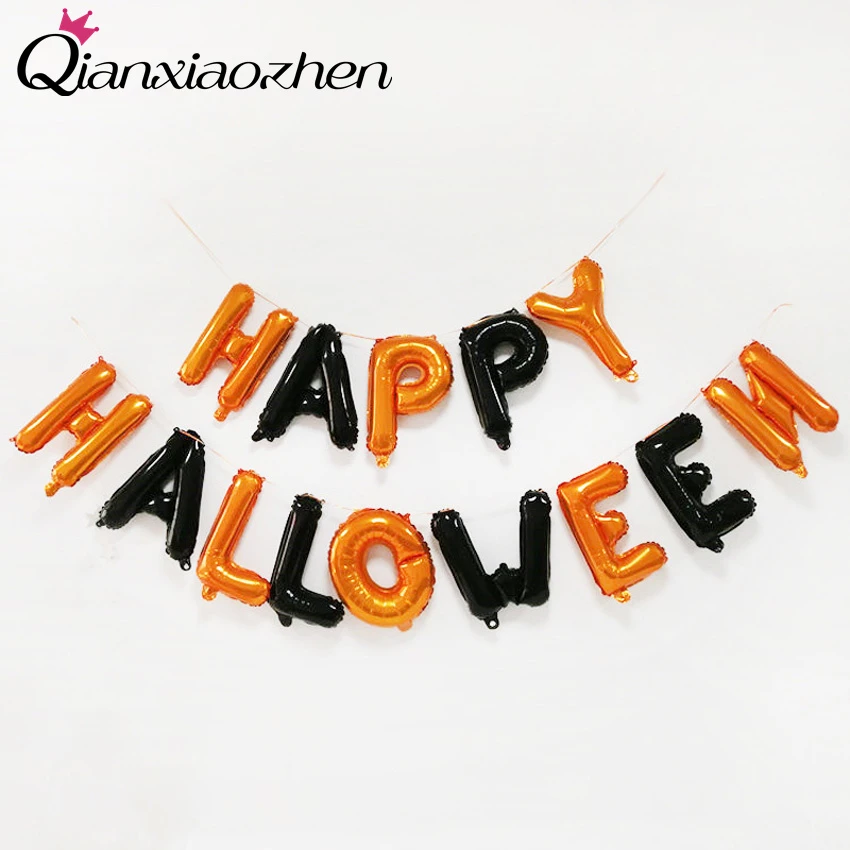 

Qianxiaozhen 16 Inches Aluminium Foil Balloon Set Festive Party Decorations Balloon Halloween Supplies Halloween Decoration