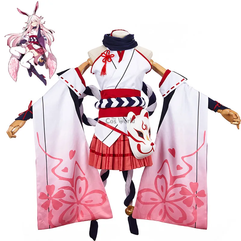 MmiHoYo Yae Sakura кимоно юката Униформа платье наряд игры костюмы для косплея |