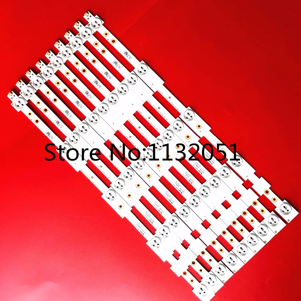 9 шт./лот 3" светодиодный полосы SW 39 3228 05 REV1.1 120814 5 светодиодный S(1 светодиодный 3 V) 420 мм