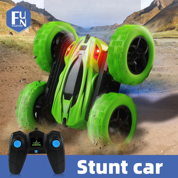 Funtogethe RC Автомобиль 2 4G трюк Дрифт деформации багги автомобиль Рок Гусеничный ролл