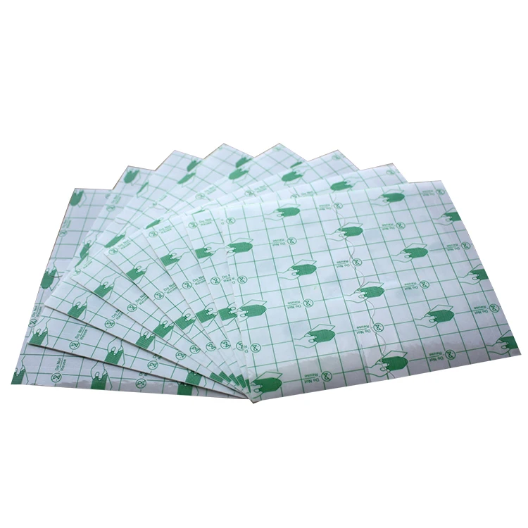 

50 Pcs/lot Waterproof Medical Transparent Tape PU Film Adhesive Plaster Anti-allergic Medicinal Wound Dressing Fixation Tape