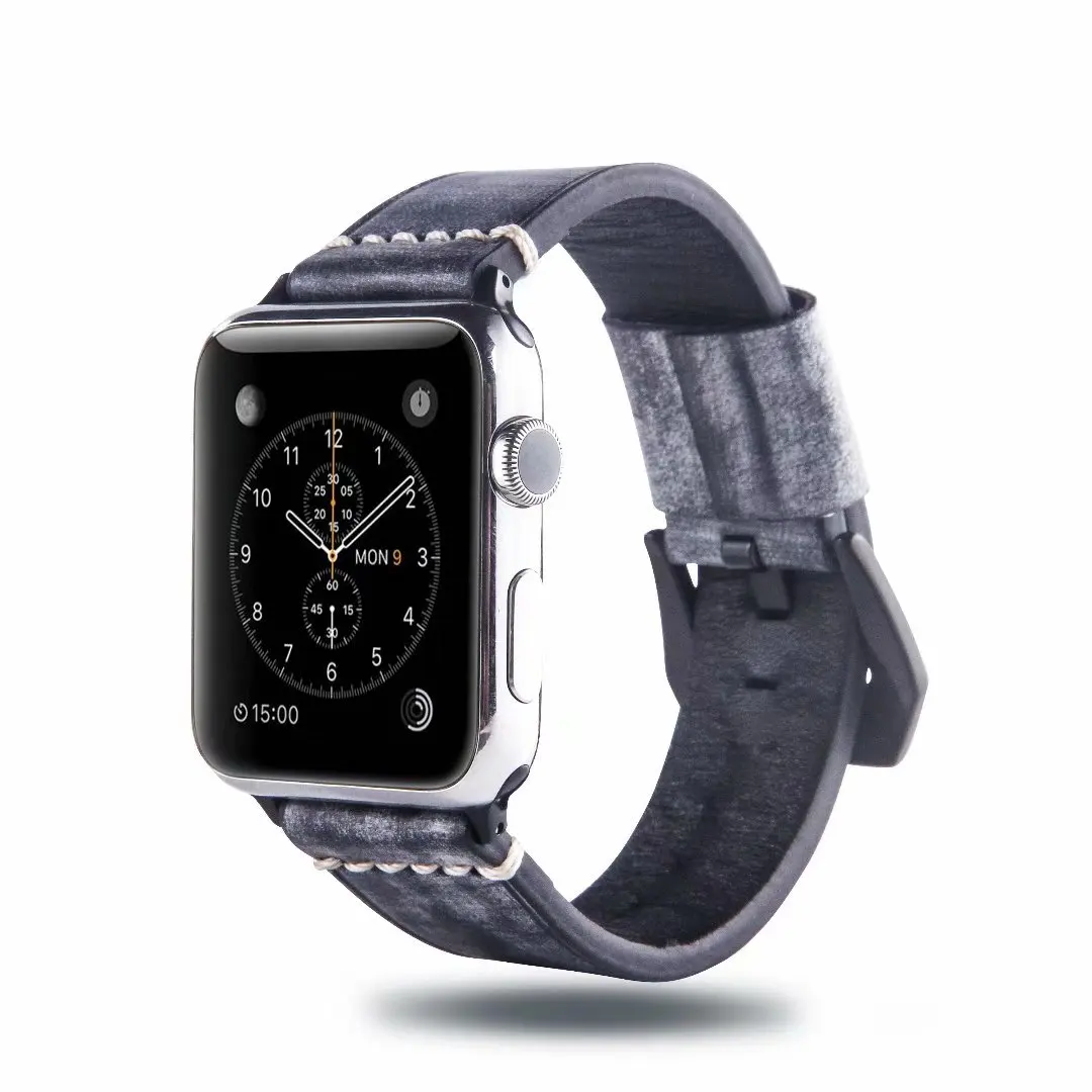 Для Apple Watch band 38/40 42/44 кожаный ремешок сменный Браслет для iwatch ремешок серии 1 2 3 4 серия 5
